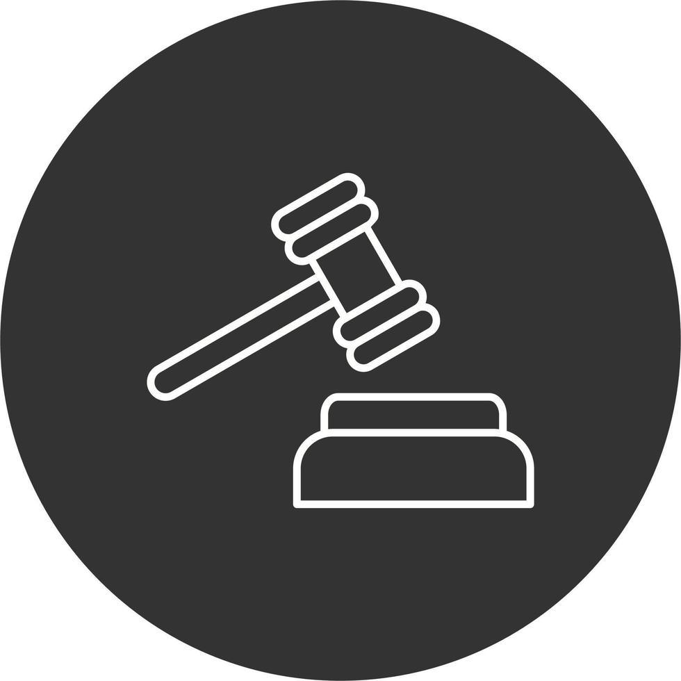 Gavel Vector Icon 19833760 Vector Art at Vecteezy