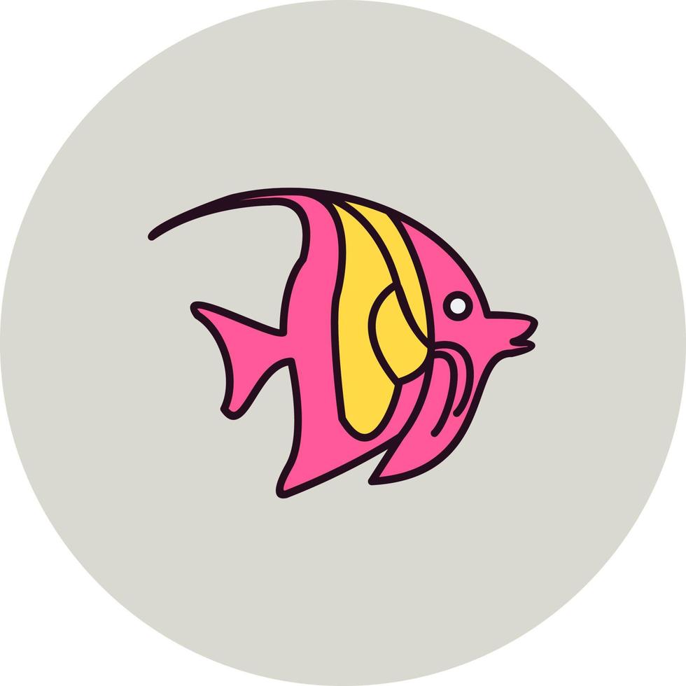 Butterfly Fish Vector Icon