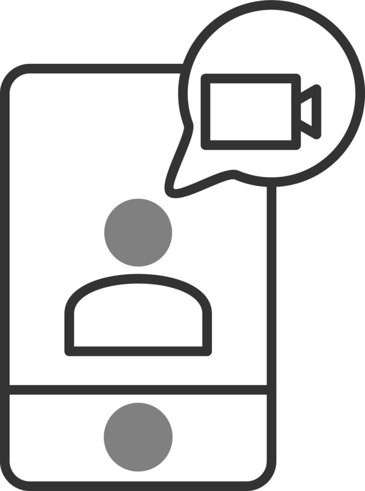 Video chat Vector Icon