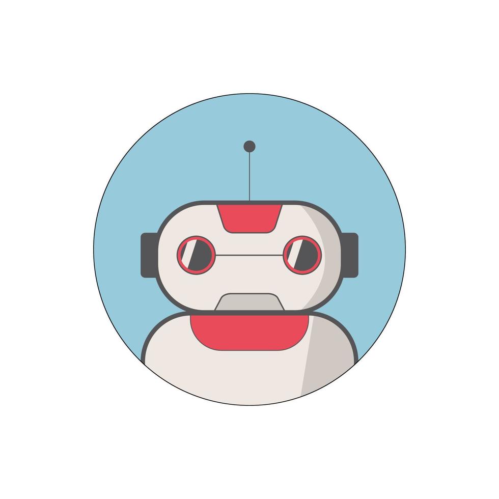 Ai artificial intelligence technology hi tech business icon. open Ai icon, smart bot, robot character on white background, Abstract, vector. design for chatbot, web banner, tech, wen site. vector