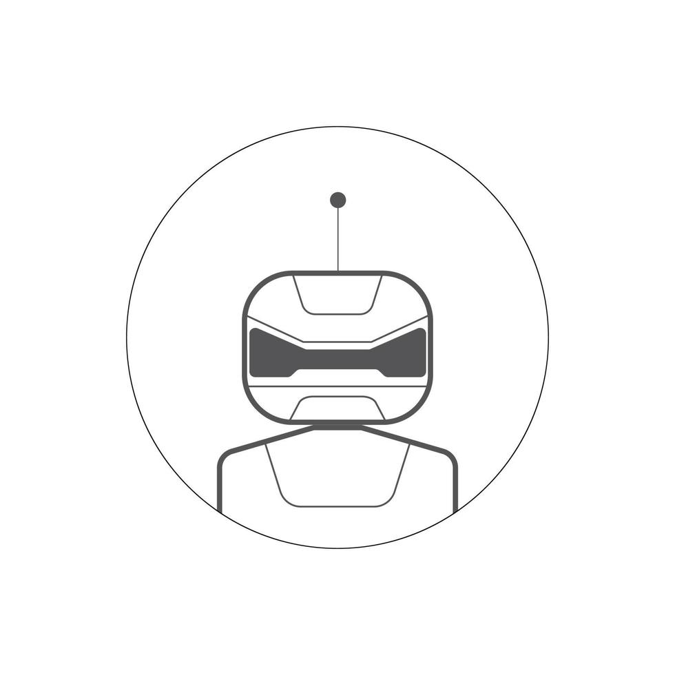 Ai artificial intelligence technology hi tech business icon. open Ai icon, smart bot, robot character on white background, Abstract, vector. design for chatbot, web banner, tech, wen site. vector