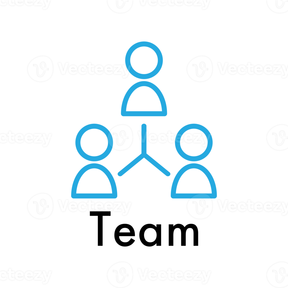 People line icon, Teamwork concept, Infographic sign PNG