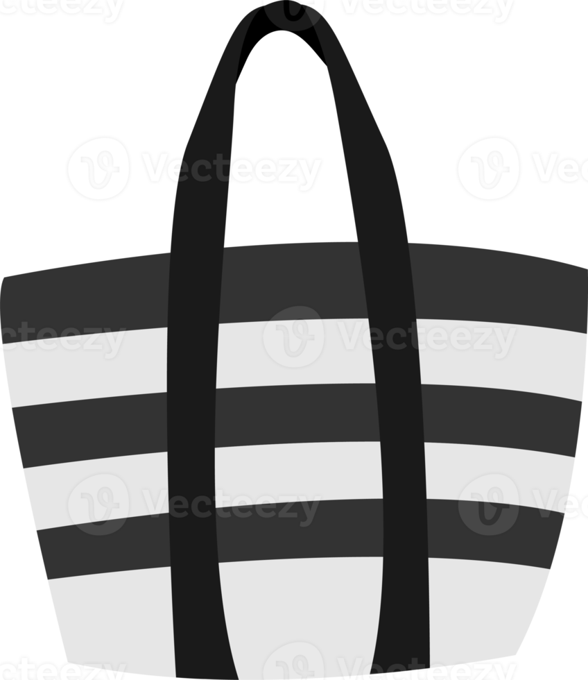 Woman Bag Stripe Design Flat Icon Design png