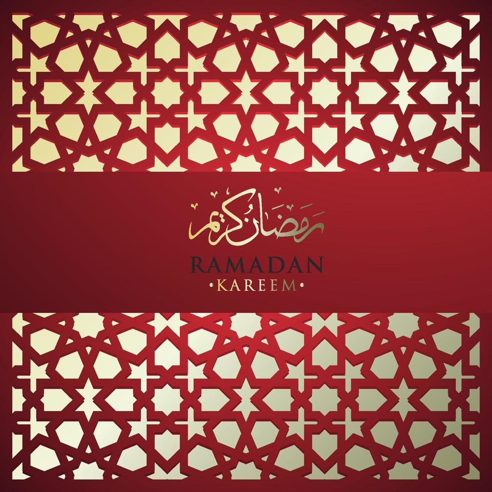 Ramadan Kareem background design and banner vector
