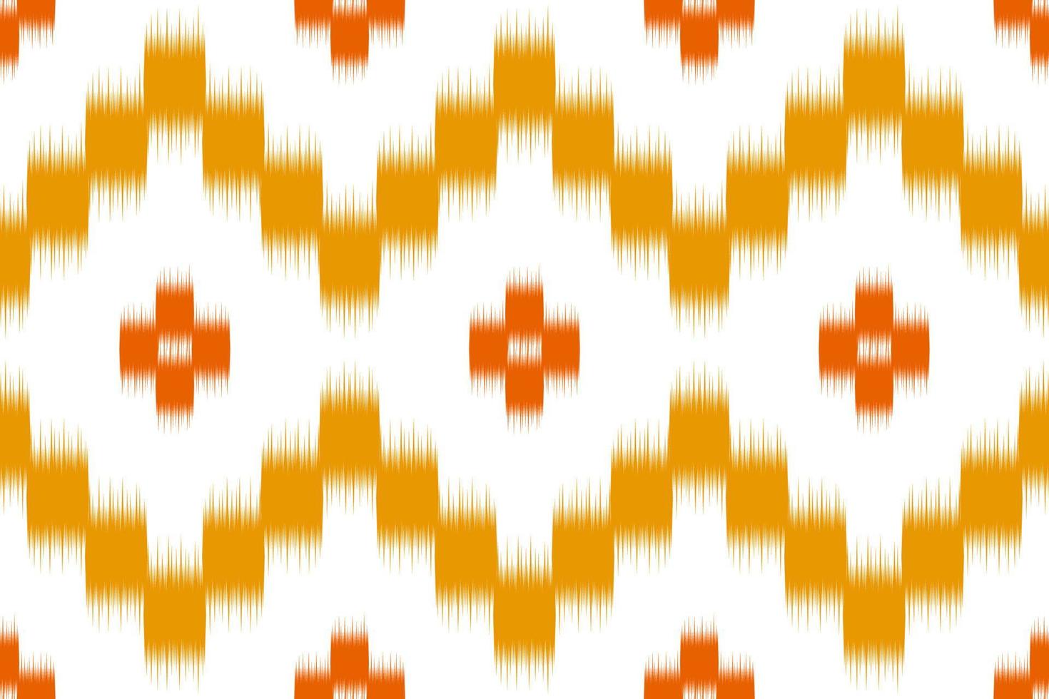 Fabric ikat pattern art. Geometric ethnic seamless pattern traditional. American, Mexican style. vector