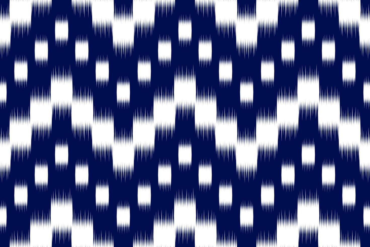 patrón étnico ikat sin costuras en tribal. estampado de adornos étnicos geométricos aztecas. estilo de patrón ikat. vector