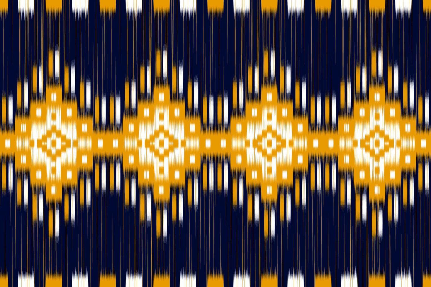 alfombra etnica ikat estampado rojo. patrón geométrico étnico ikat sin costuras en tribal. estilo mexicano vector