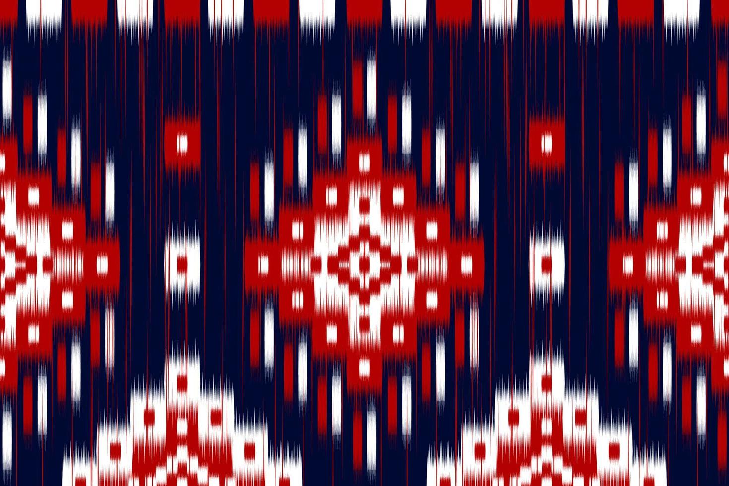 hermoso arte de patrón tribal étnico. patrón sin fisuras de ikat étnico. estilo americano y mexicano. vector