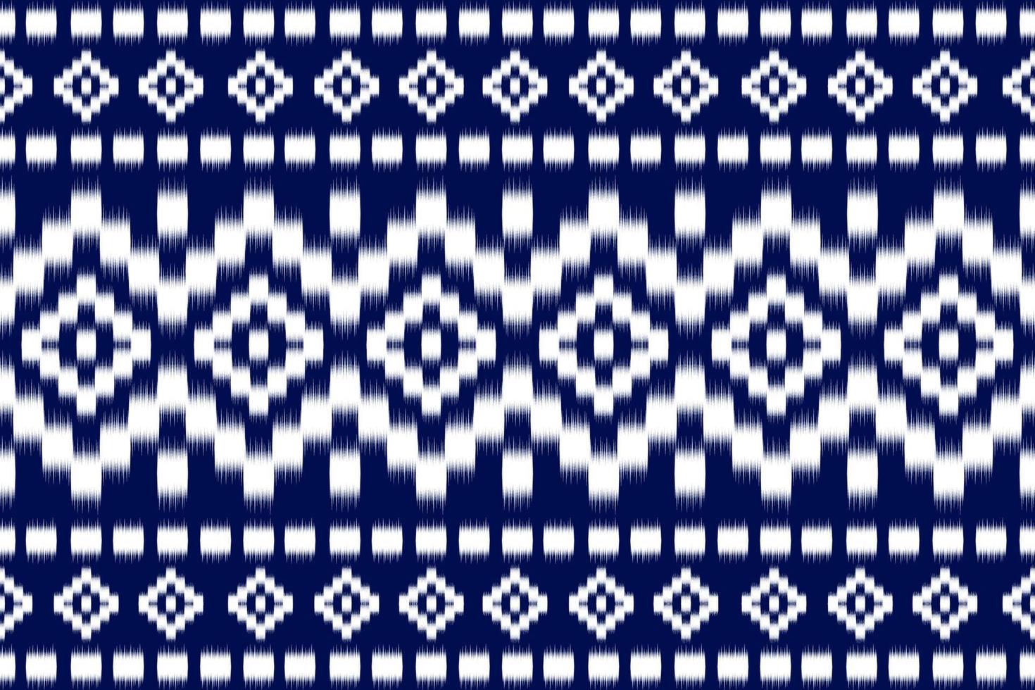 alfombra etnica ikat estampado rojo. patrón geométrico étnico ikat sin costuras en tribal. estilo mexicano vector