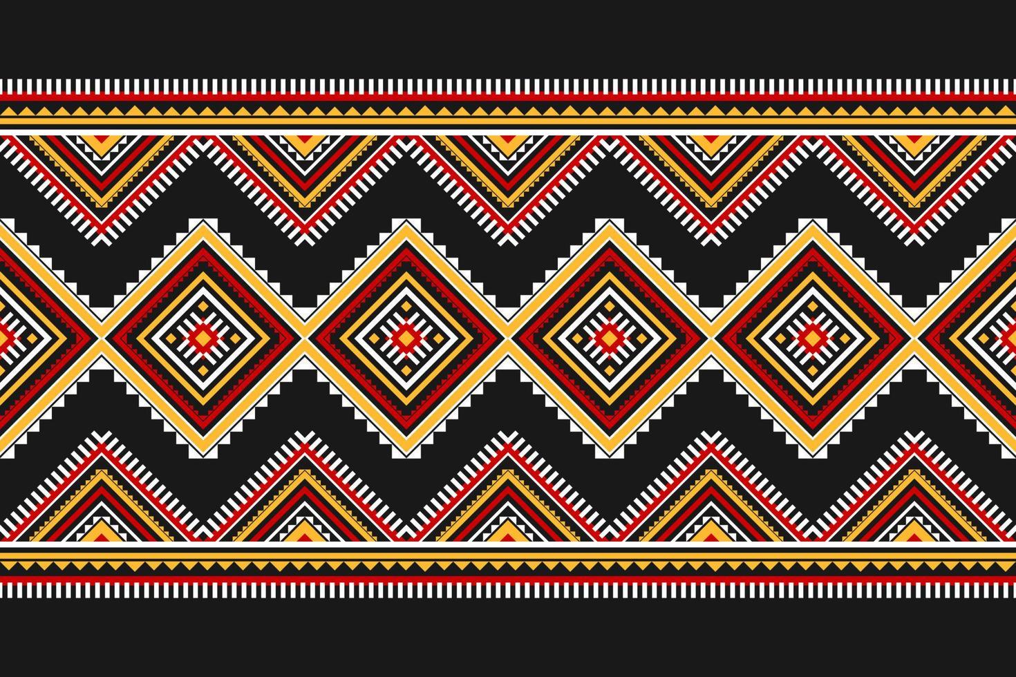 Carpet tribal pattern art. Geometric ethnic seamless pattern traditional. American, Mexican style. vector