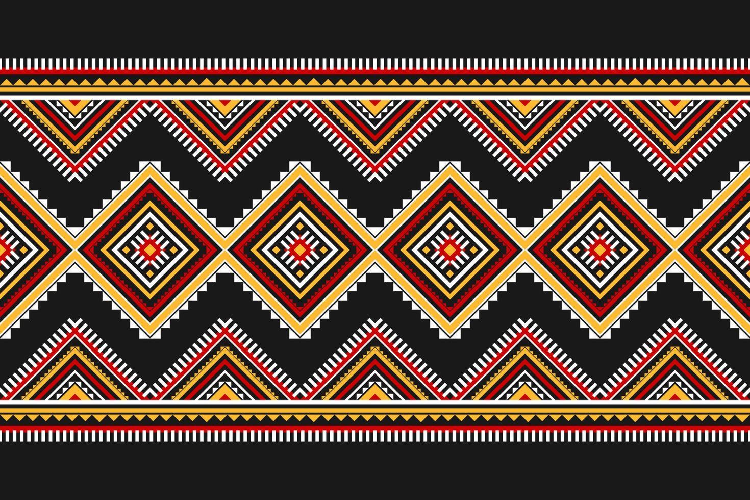 Carpet tribal pattern art. Geometric ethnic seamless pattern traditional. American, Mexican style. vector