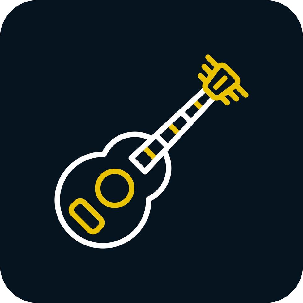 diseño de icono de vector de guitarra