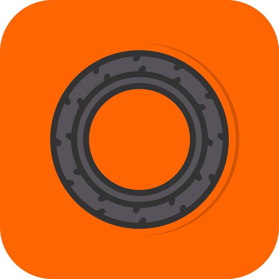 Tyre Vector Icon Design
