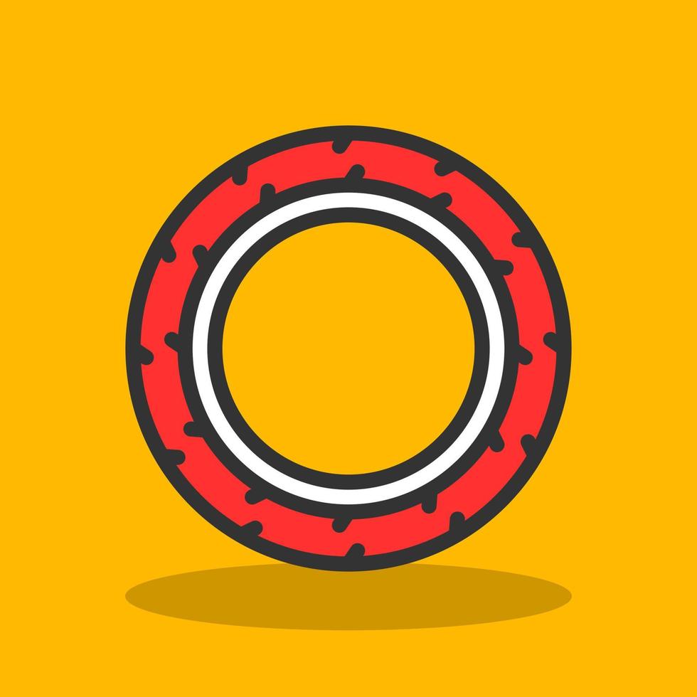 Tyre Vector Icon Design