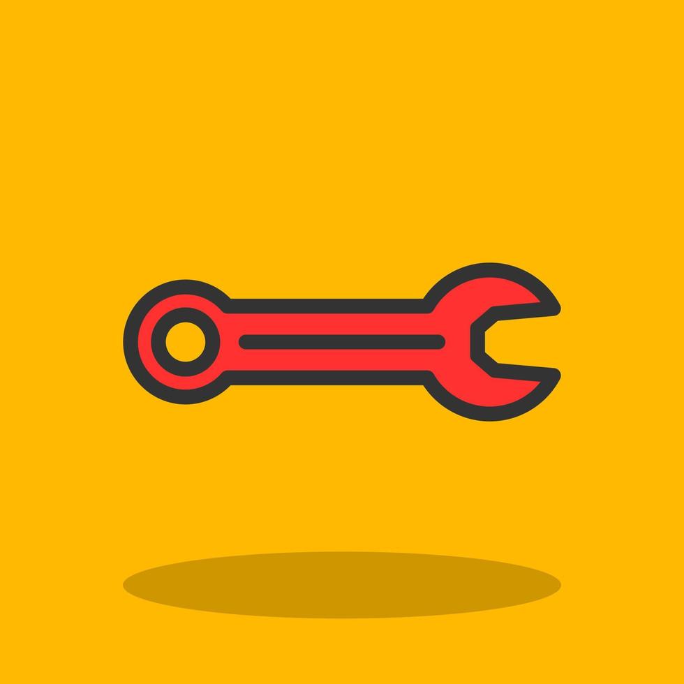 Spanner Vector Icon Design
