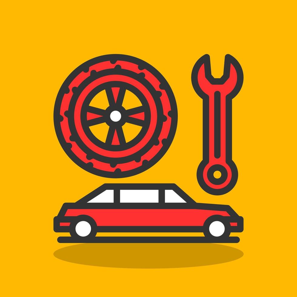 Car Service Vector Icon Design