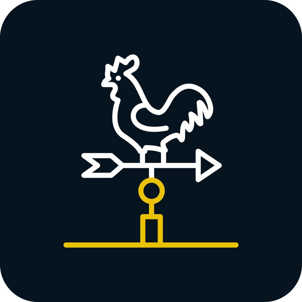 Weather Vane Vector Icon Design