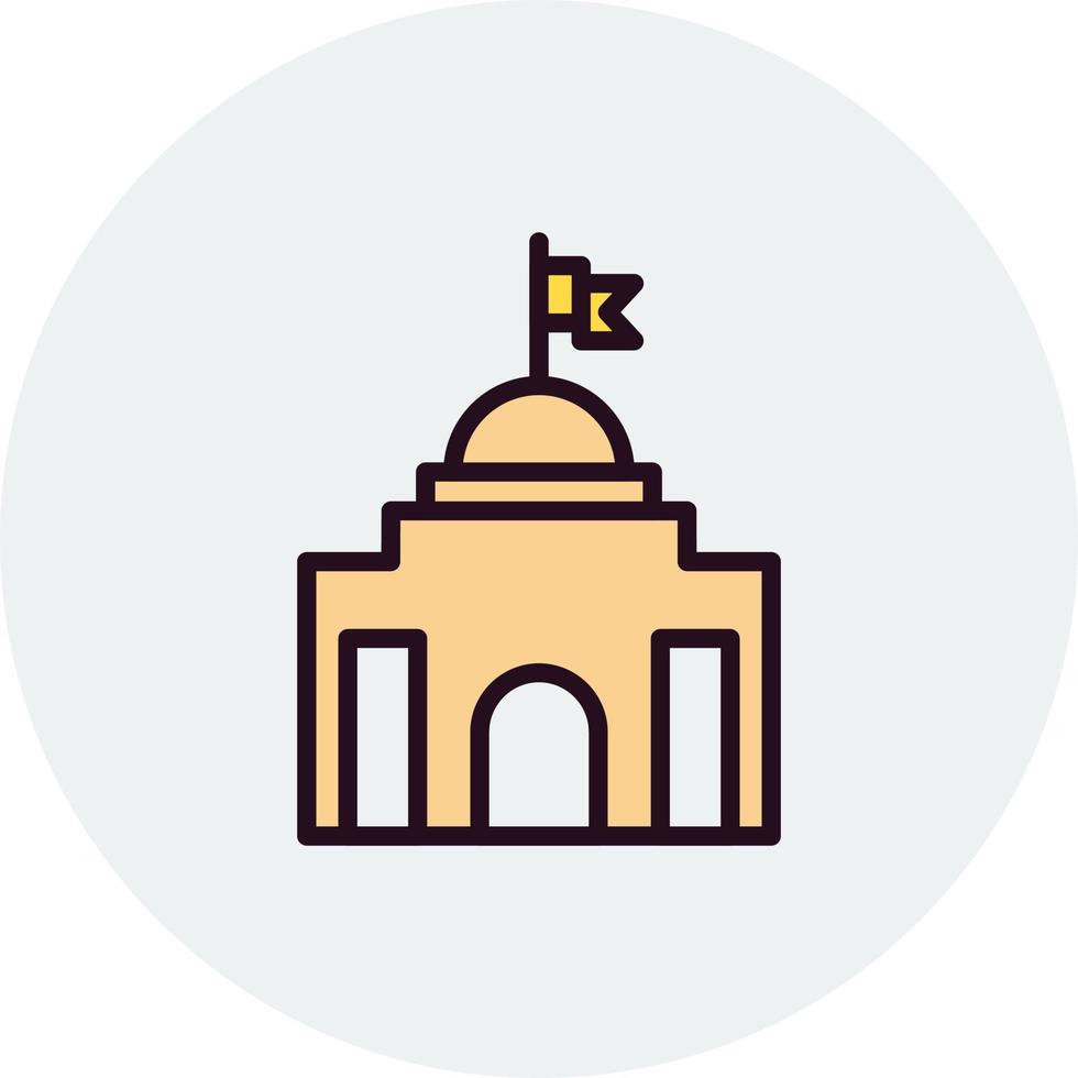 icono de vector de ayuntamiento