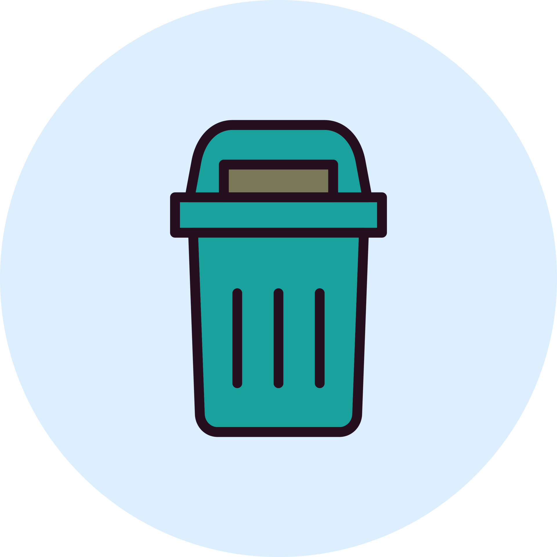 Recycle Bin Vector Icon 19836562 Vector Art at Vecteezy