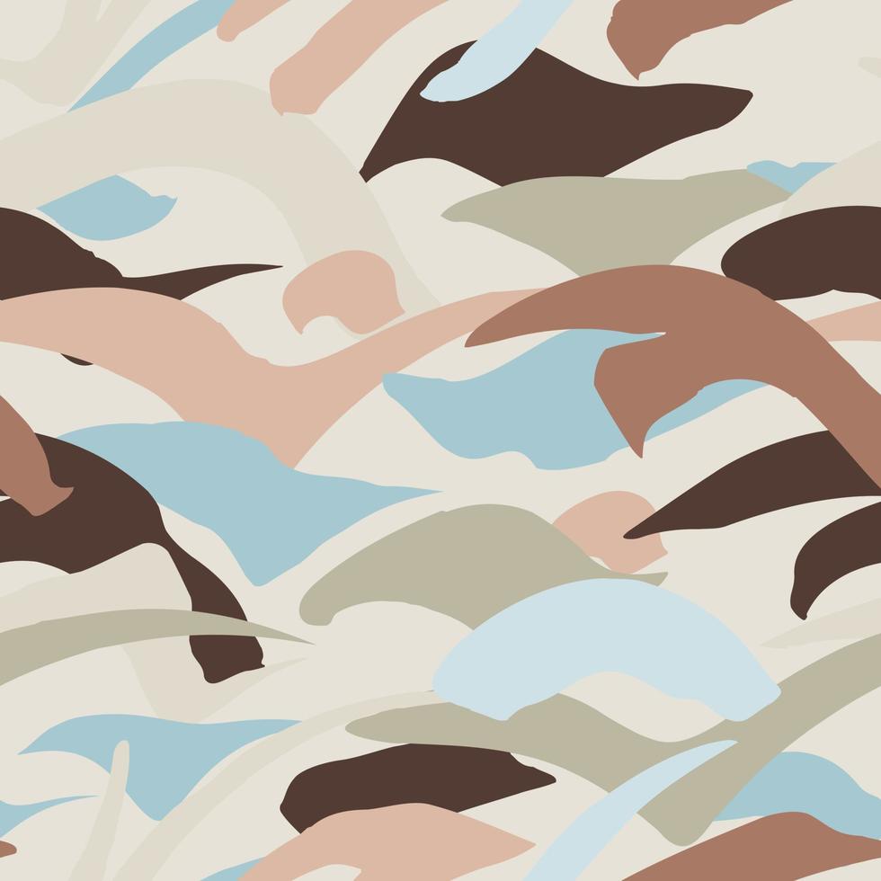 Camouflage seamless pattern. Camo background. vector