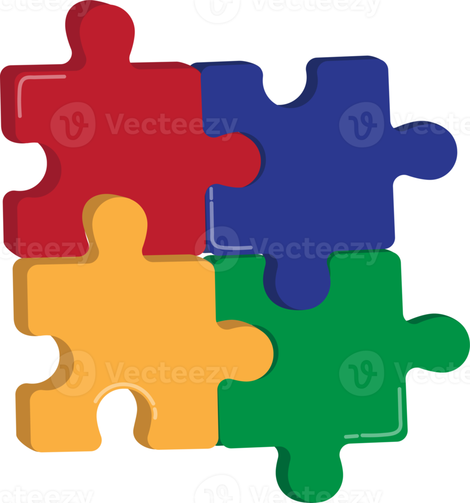 Jigsaw flat icon PNG