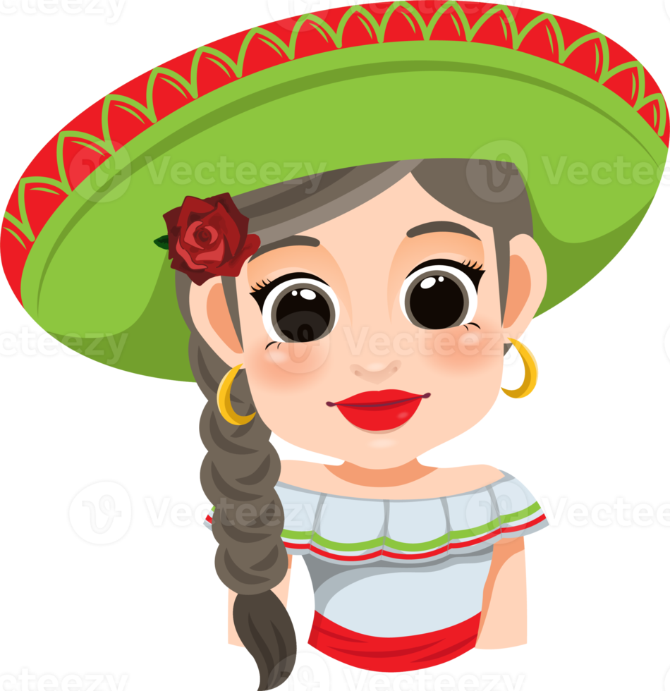 Cinco de Mayo - May 5, federal holiday in Mexico. Cinco de Mayo banner and poster design with mariachi dancers cartoon character png