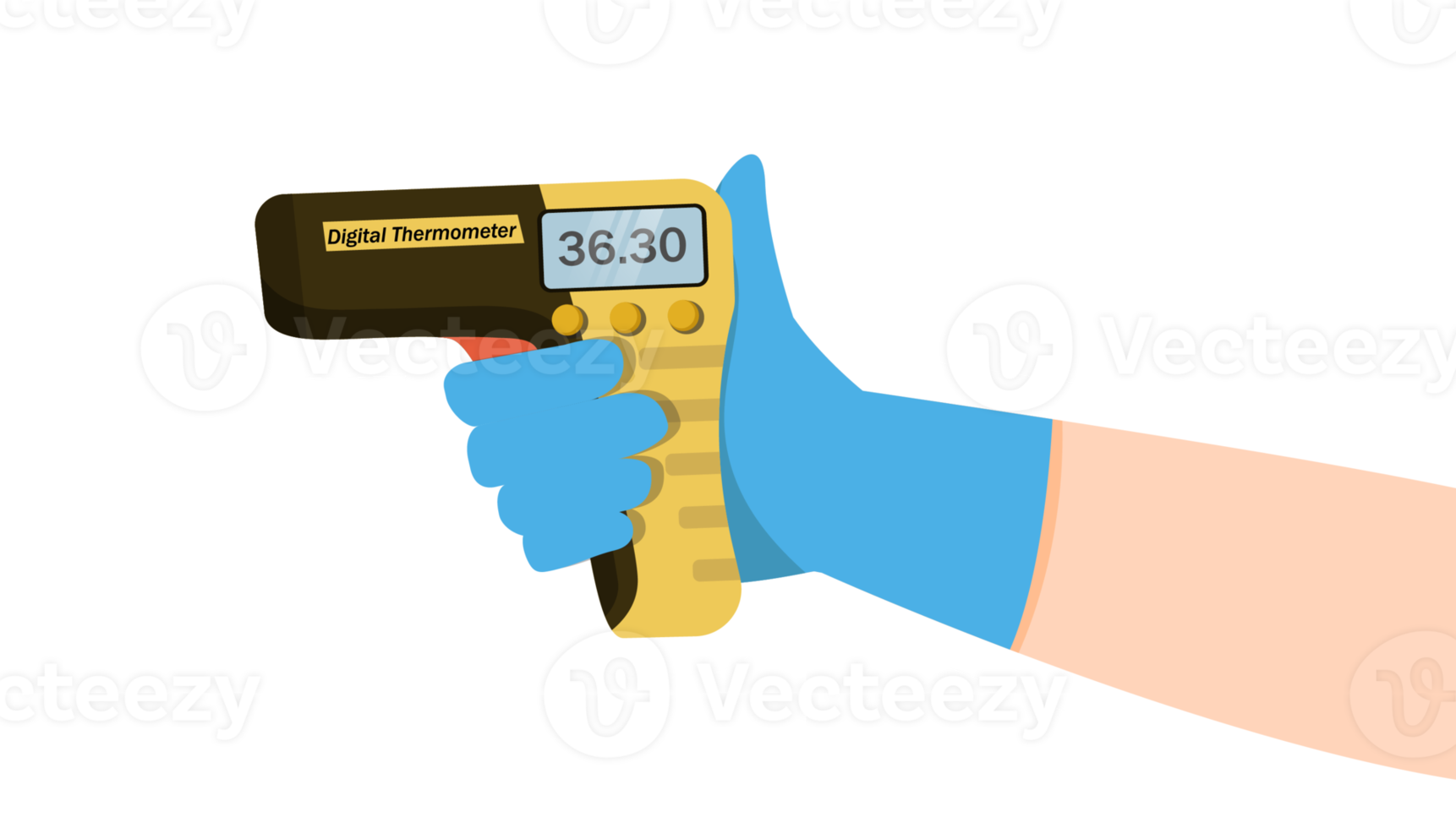 Check temperature flat icon PNG