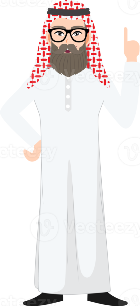 Saudi Arab businessman cartoon character png