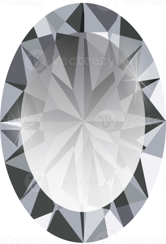 Gray Diamonds, Oval brilliant  diamond PNG Clipart, Sublimation design, Digital download.