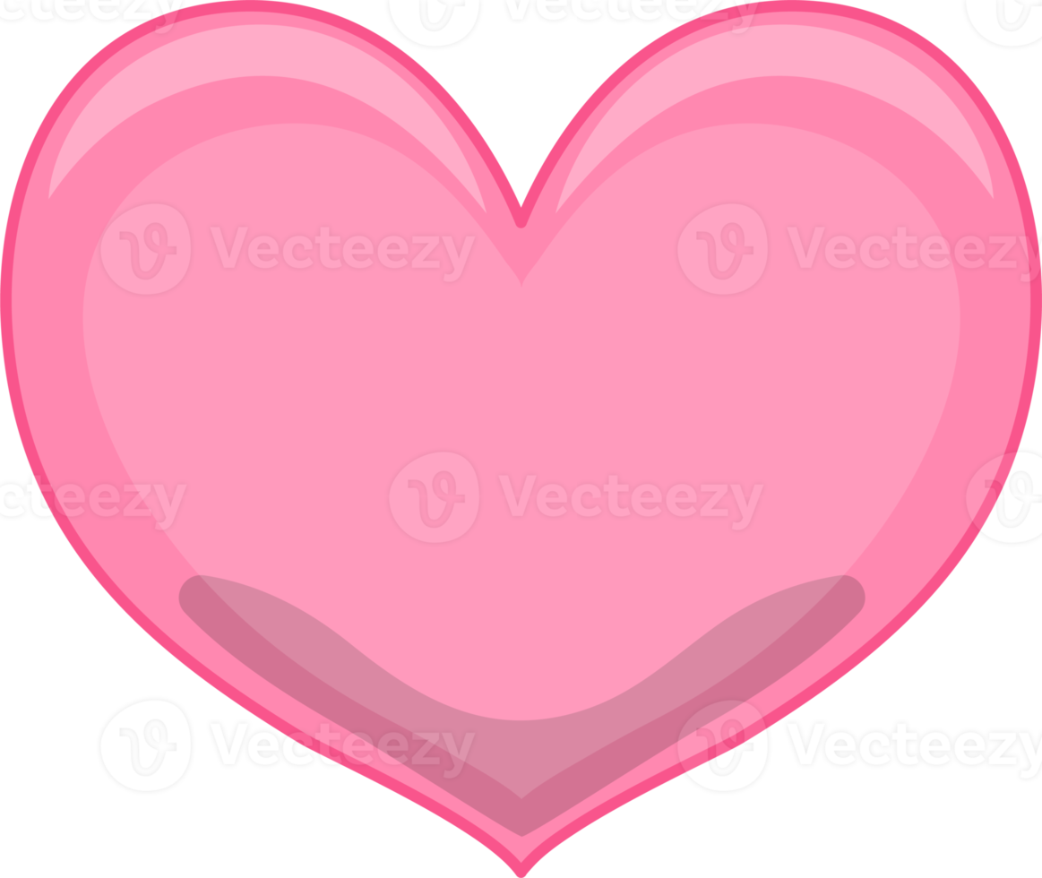 Heart Vintage Frame .  Pink Heart Flat icon Design png