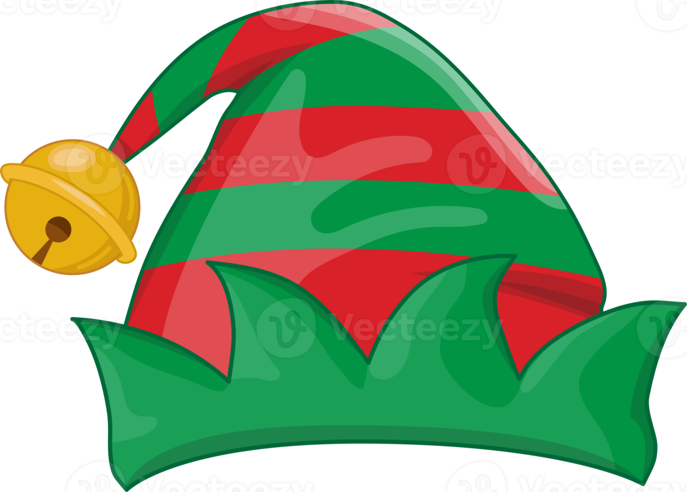 Natale cappello o elfo cappello nel nuovo anno vacanza cartone animato design png