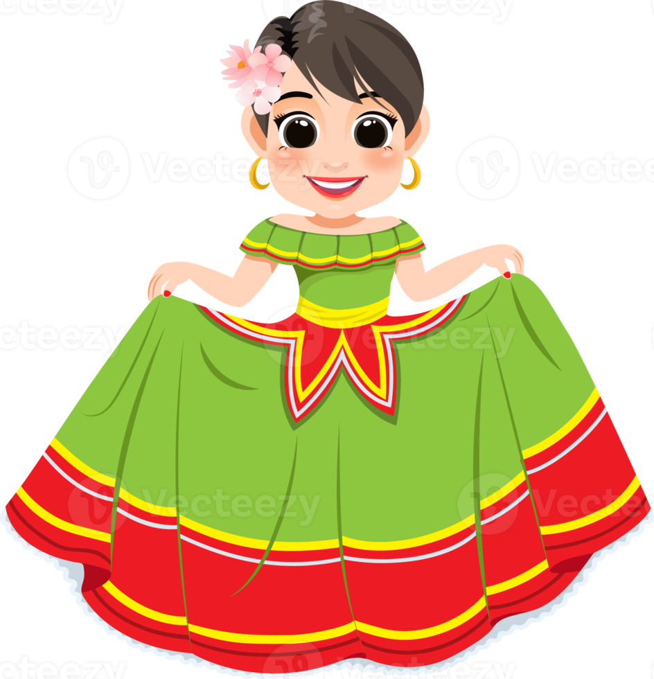 Cinco de Mayo - May 5, federal holiday in Mexico. Cinco de Mayo banner and poster design with mariachi dancers cartoon character png