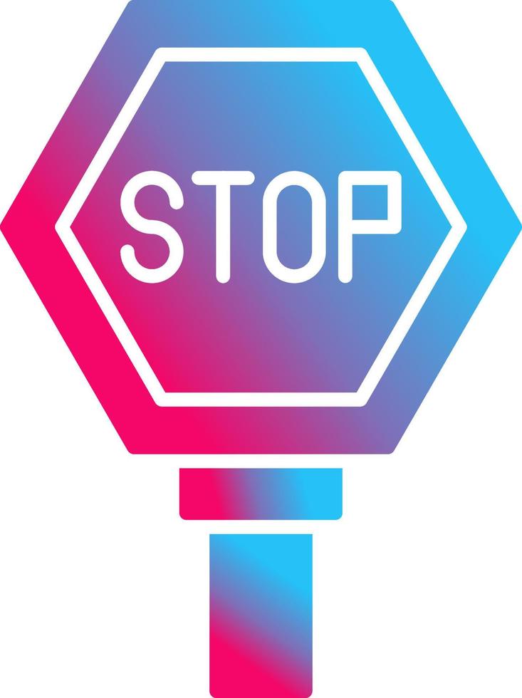 Stop Sign Vector Icon