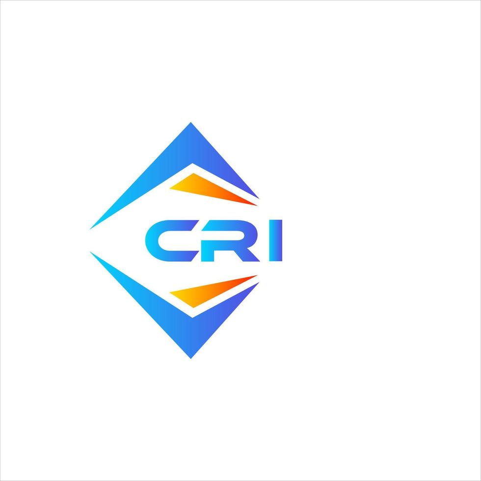 cri resumen tecnología logo diseño en blanco antecedentes. cri creativo iniciales letra logo concepto. vector