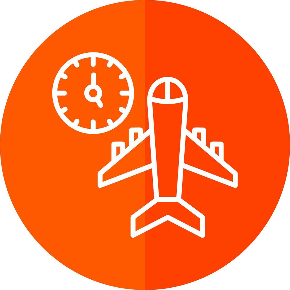 Flight Timings Vector Icon Design
