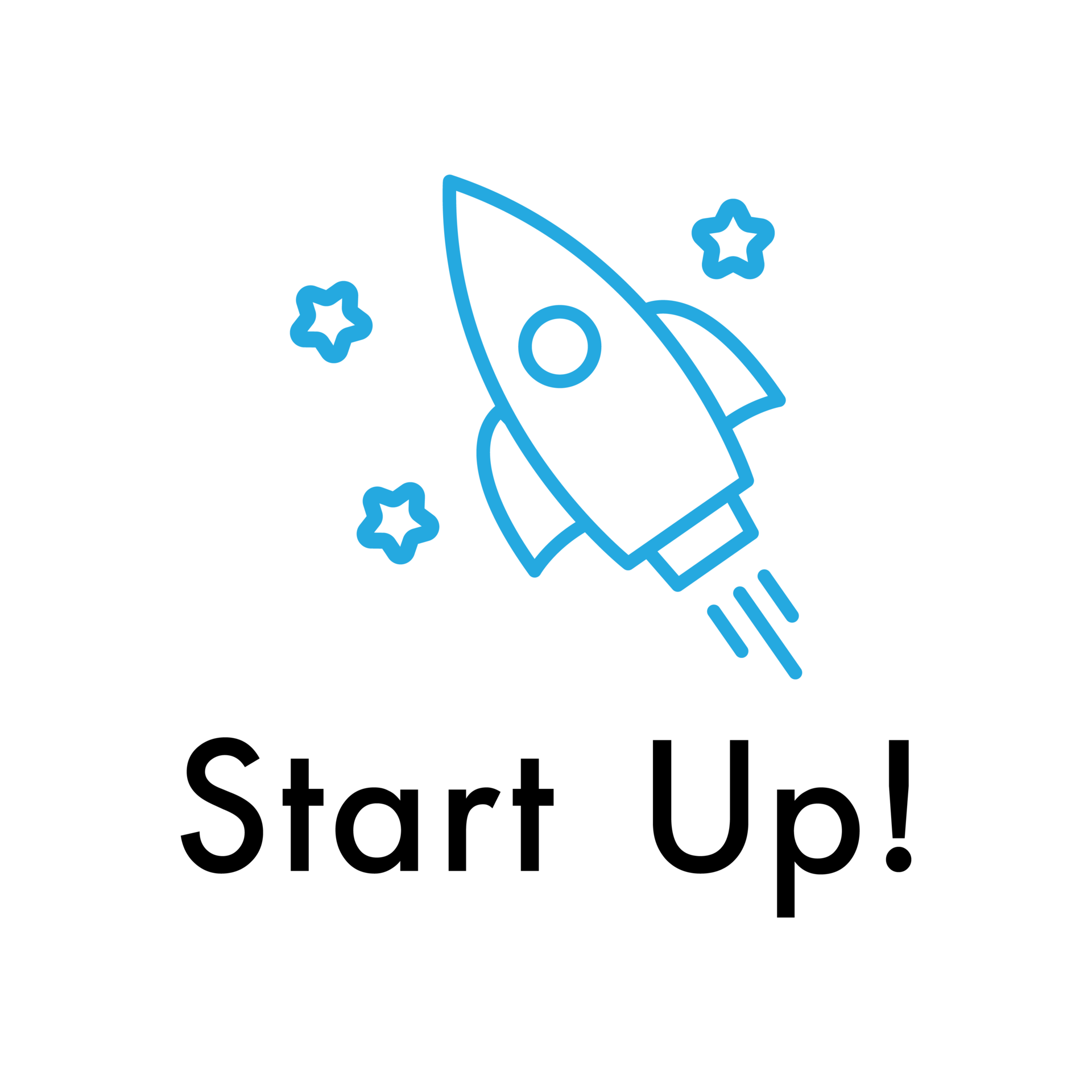 Start up with pilot line icon, Business concept, Infographic sign