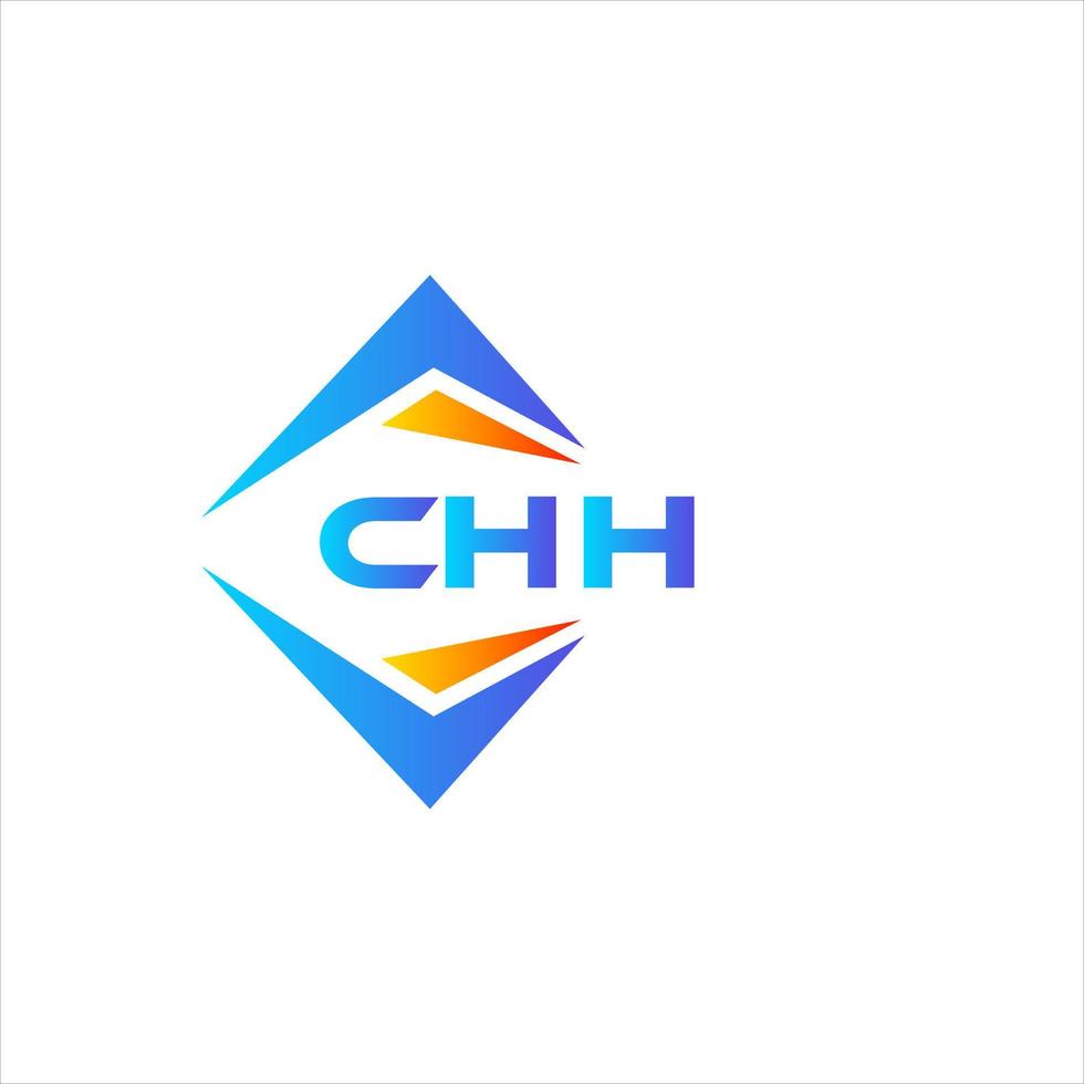 CHH abstract technology logo design on white background. CHH creative initials letter logo concept. vector