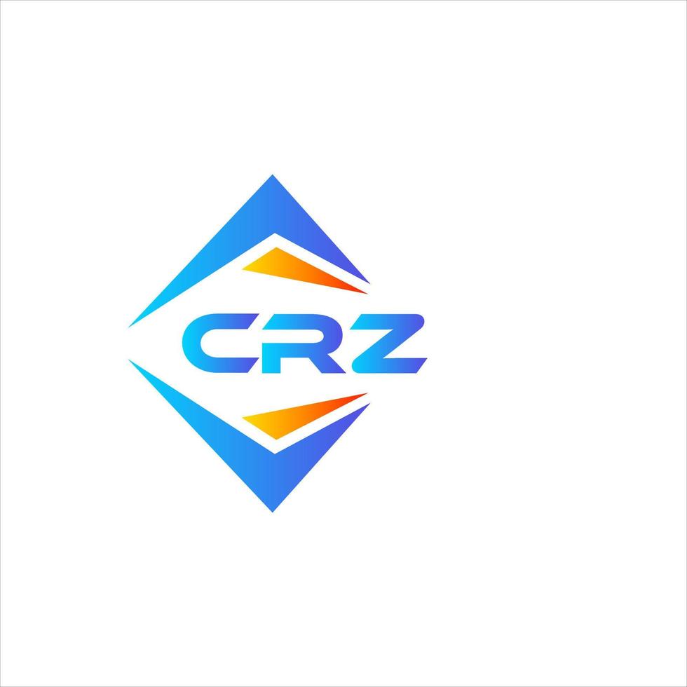 crz resumen tecnología logo diseño en blanco antecedentes. crz creativo iniciales letra logo concepto. vector