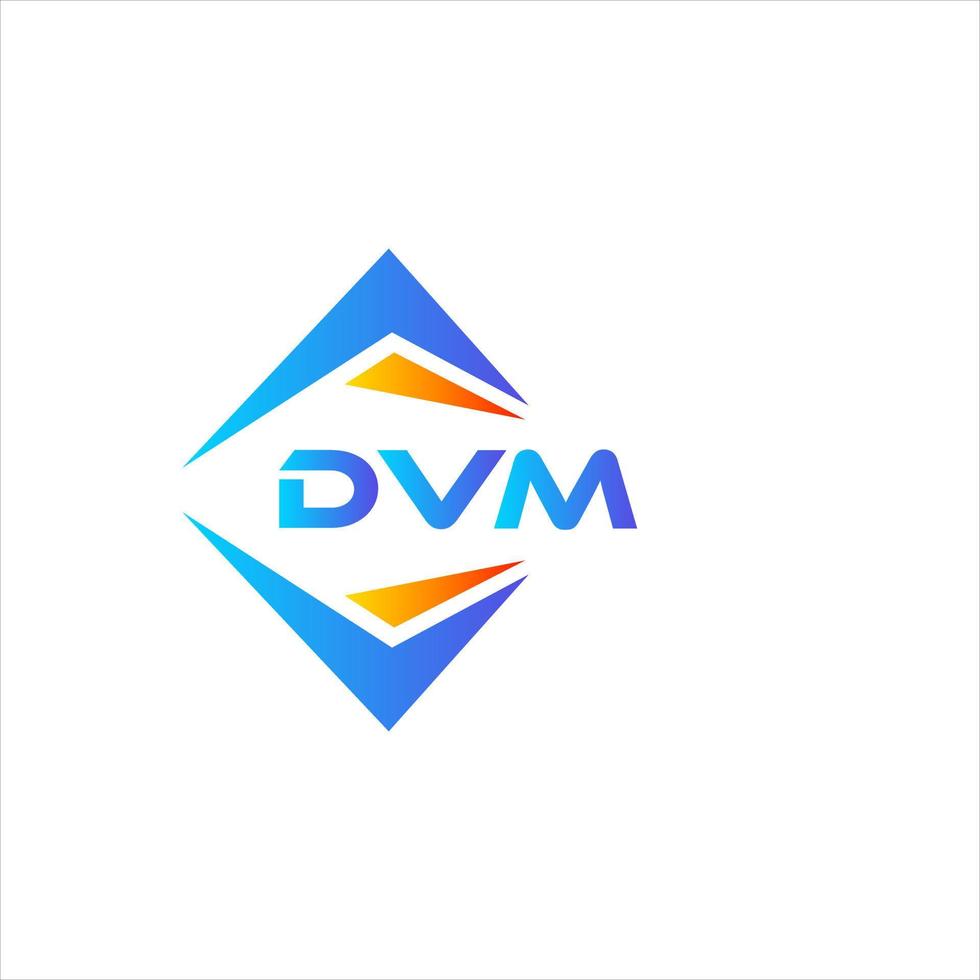 DVM abstract technology logo design on white background. DVM creative initials letter logo concept. vector