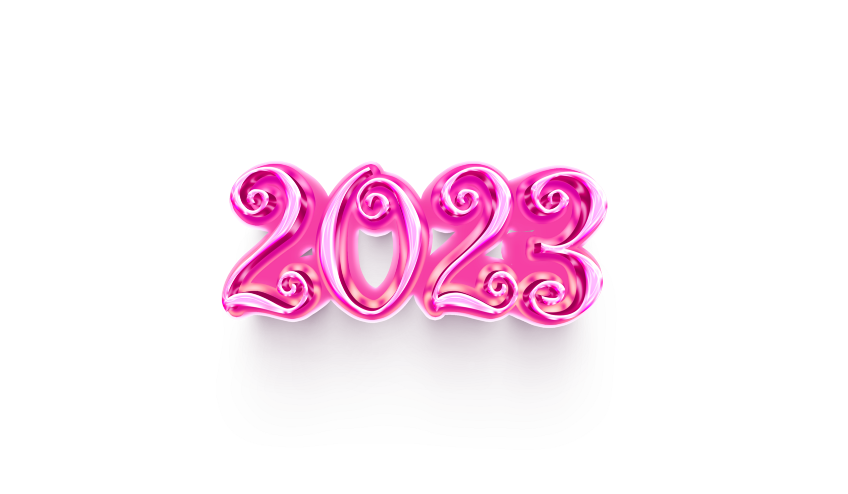 2023 style 3d pink shadow bewel png transparent