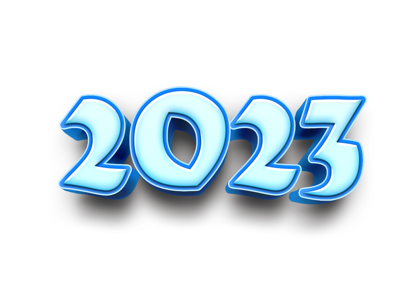 2023 3d mockup blauw ijs png