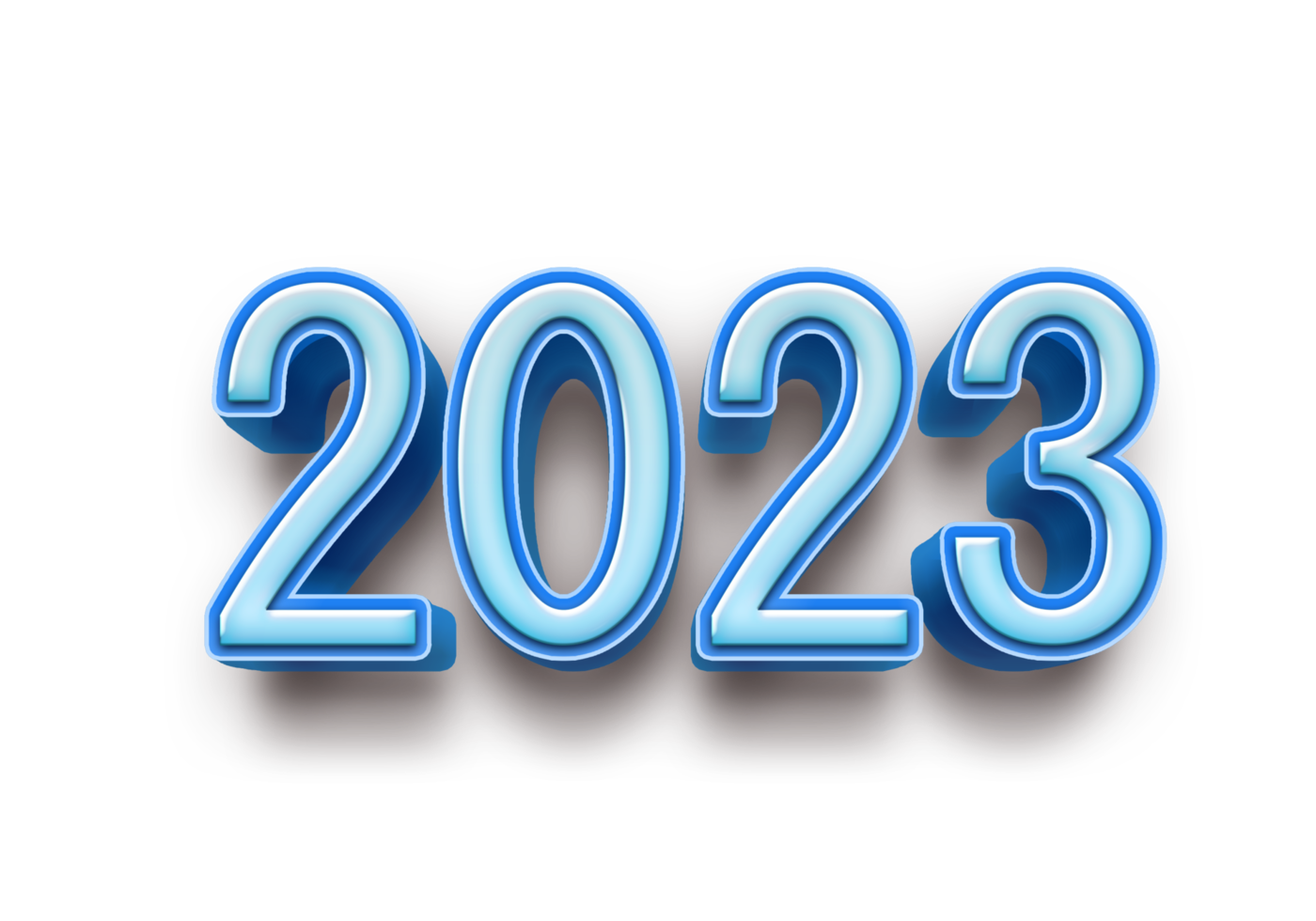 2023 3d maquette bleu la glace png