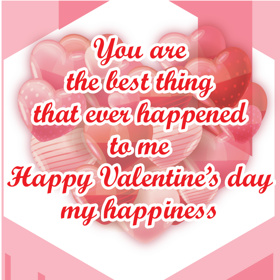 valetines day love romance post social share hearts quote png