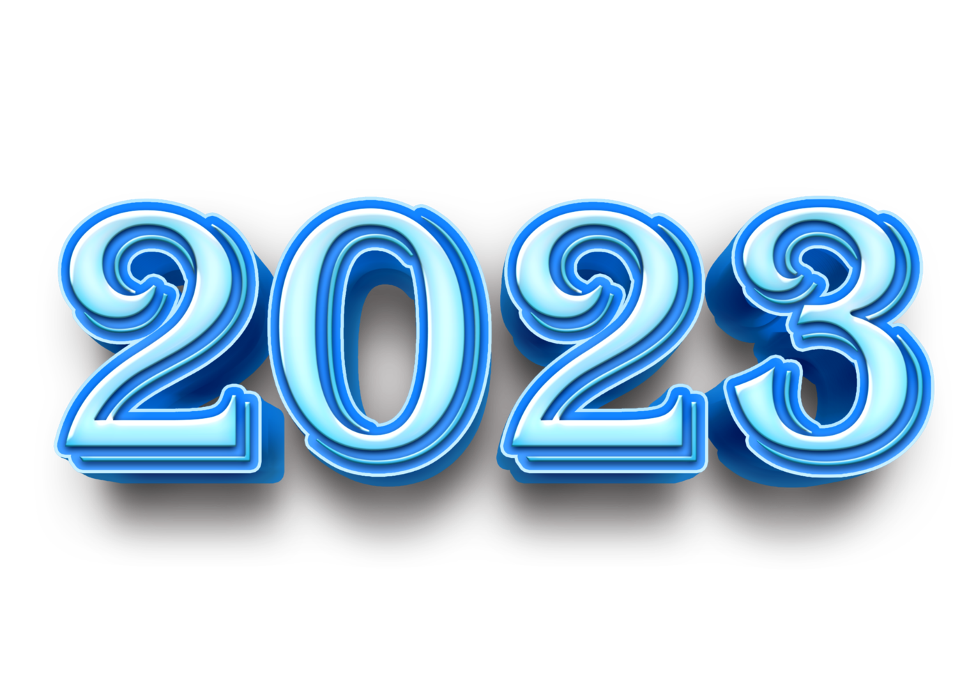 2023 3d attrapp blå is png