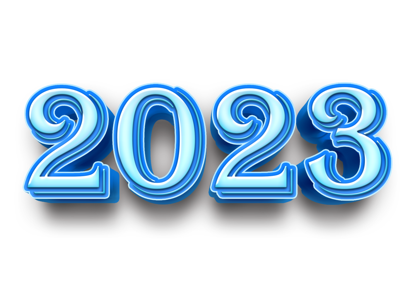 2023 3d maquette bleu la glace png