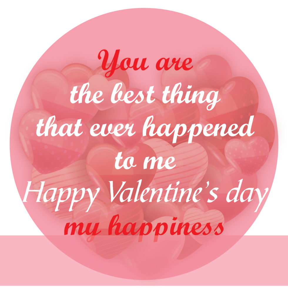 valetines day love romance post social share hearts quote png