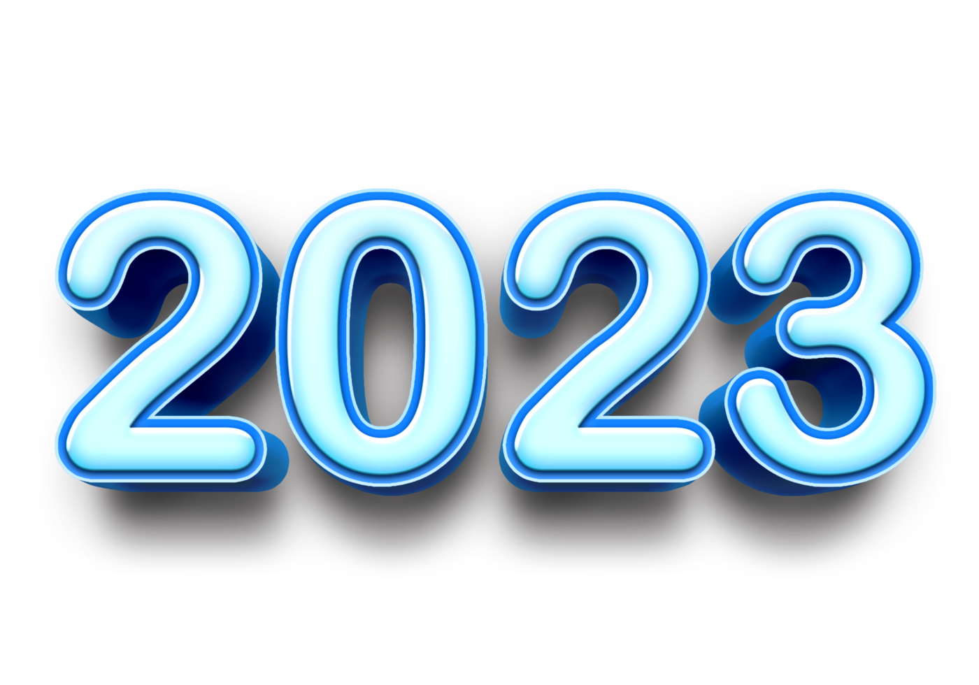 2023 3d mockup blue ice png