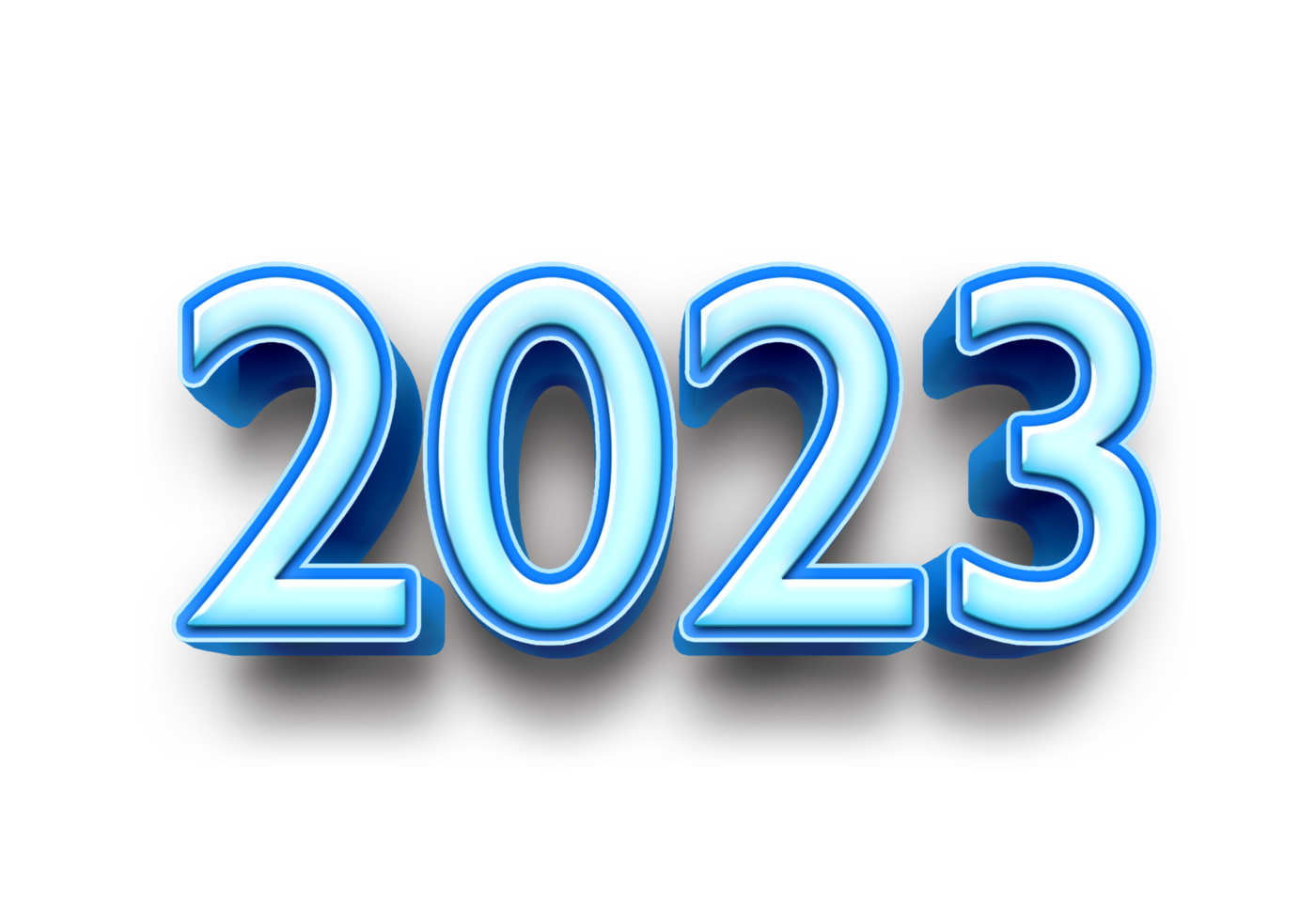 2023 3d mockup blauw ijs png