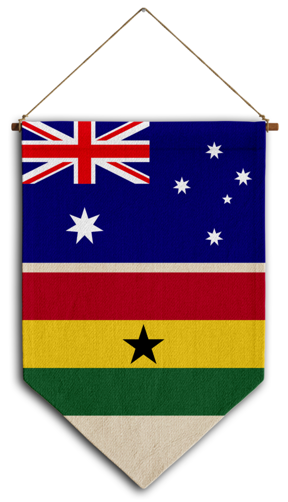 bandera país colgando tela Australia png