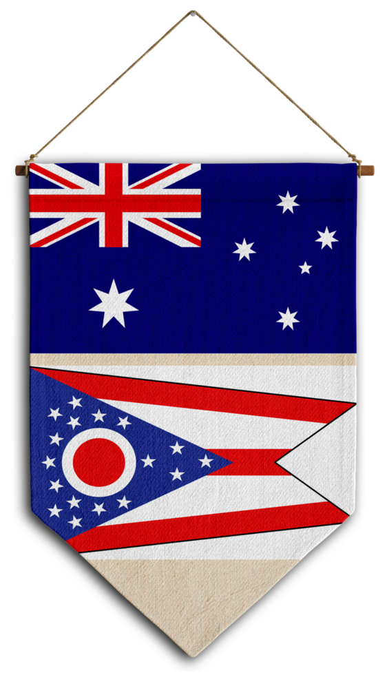 flag country hanging fabric australia png